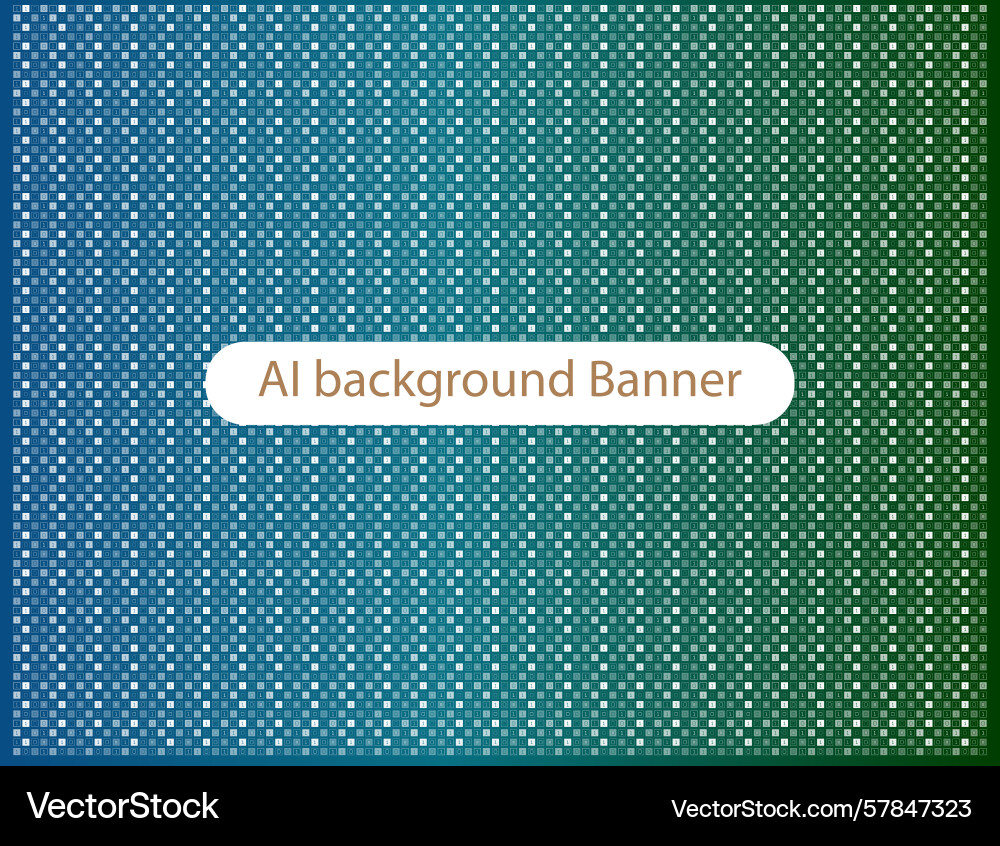 Artificial intelligence background on binary Artificial intelligence background on binary vector image