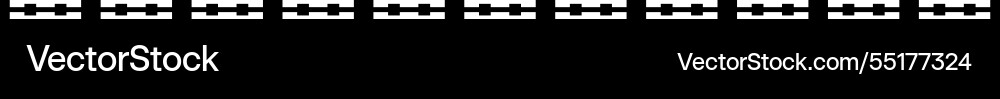 Border frame icon divider horizontal line shape Vector Image