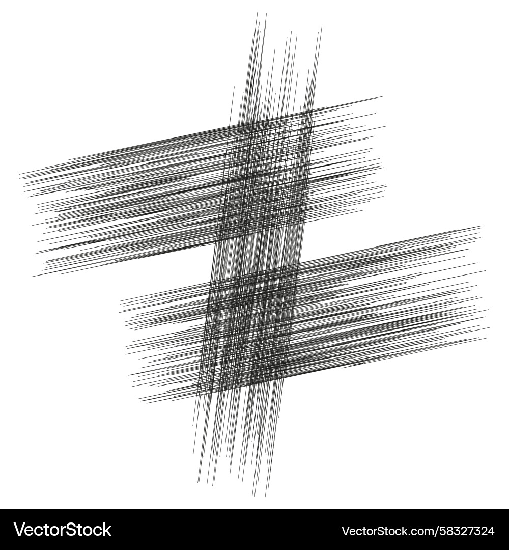 Chaotic Line Pattern - Dynamic Stroke Vector Image