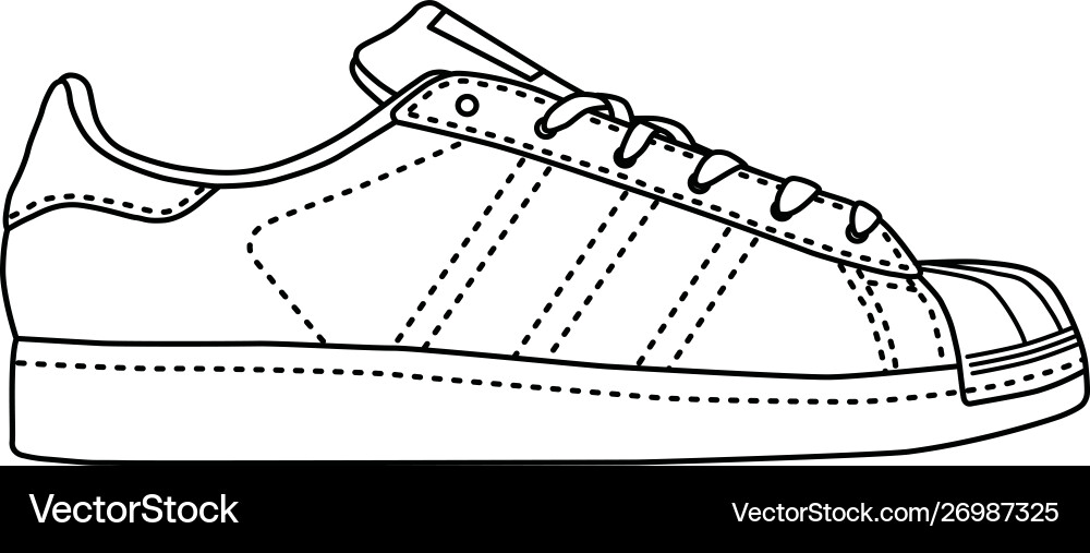 adidas shoes sketch
