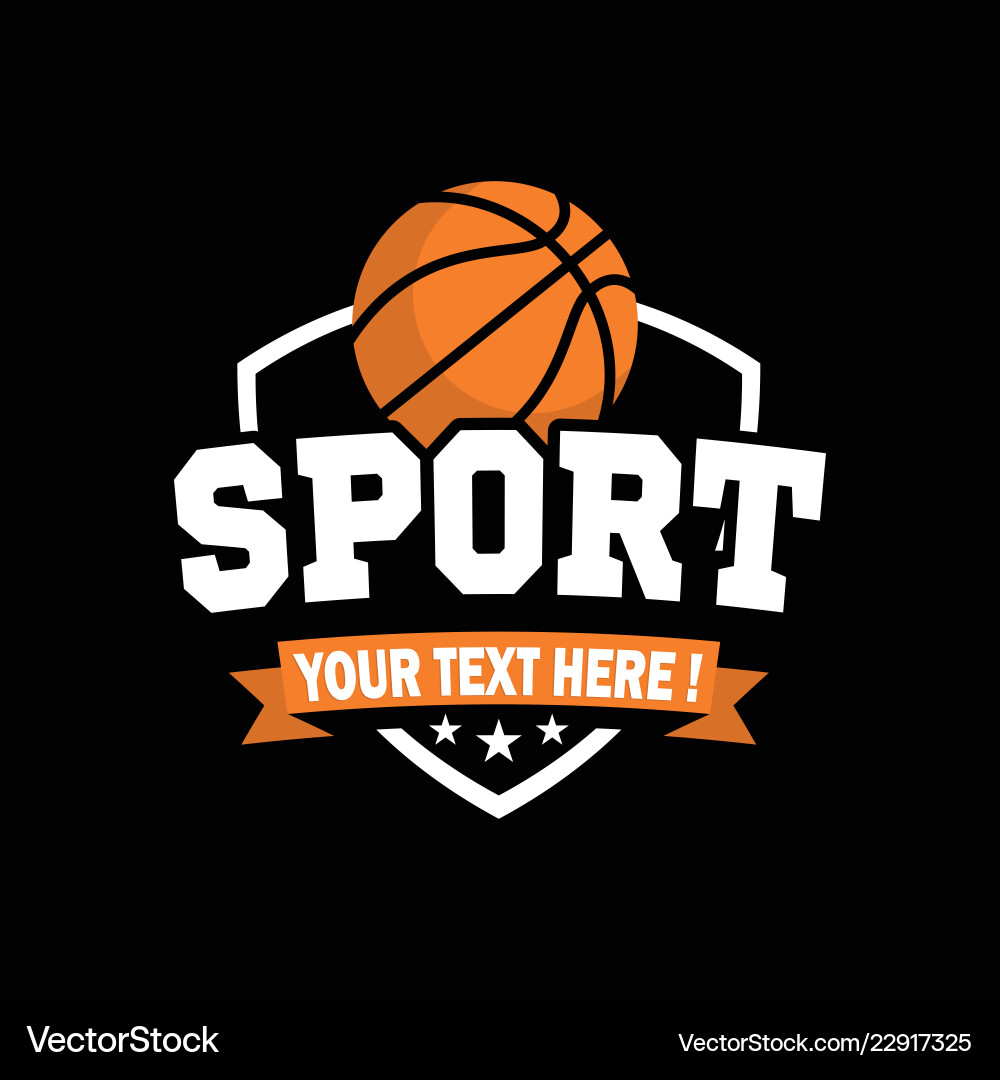 E sport logo basketball inspiration E sport logo basketball inspiration vector image