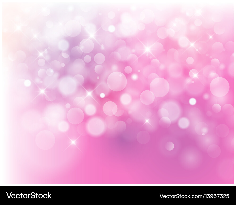 Rosa bokeh Lichter Hintergrund Vektorbild