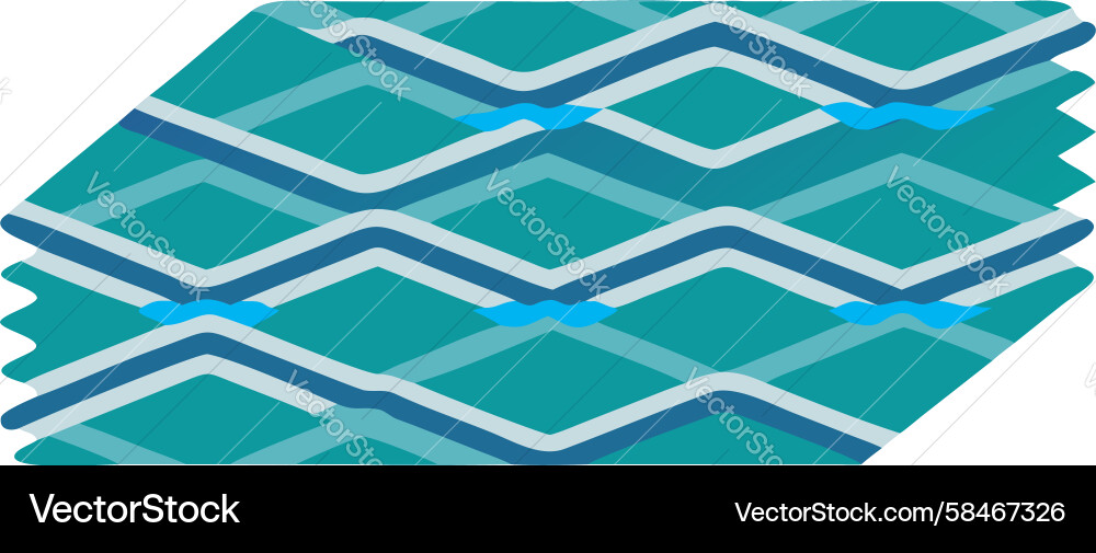 Dynamic Wavy Pattern Vector Image