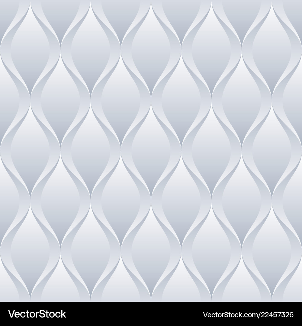 Subtle 3D Wave Pattern Background vector image