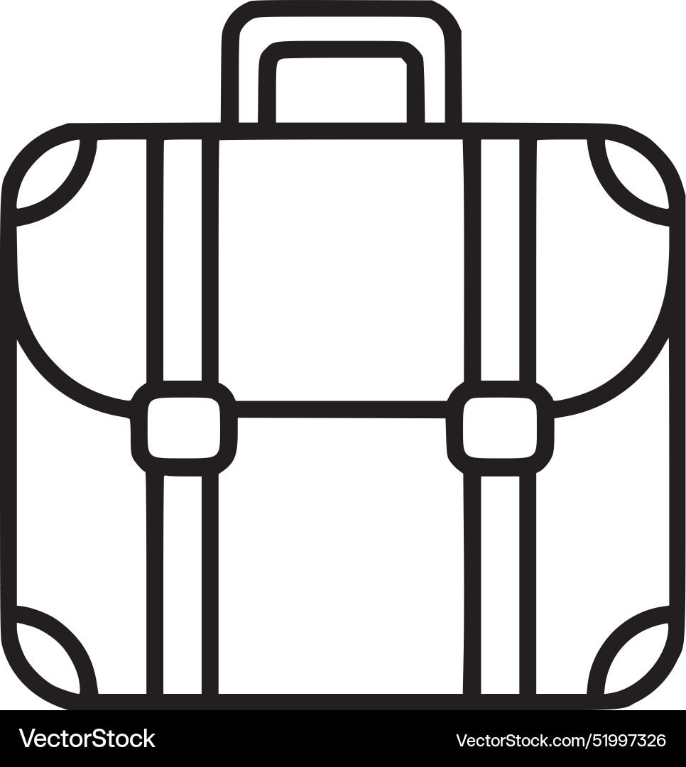 Suitcase Royalty Free Vector Image - VectorStock