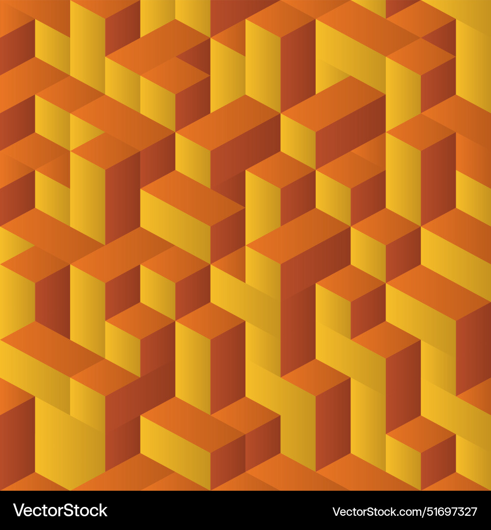Background in the style of isometry Vector Image