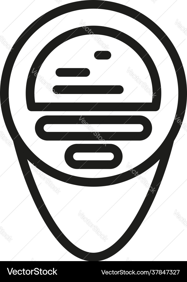 Digital tracker icon outline style Digital tracker icon outline style Vector Image