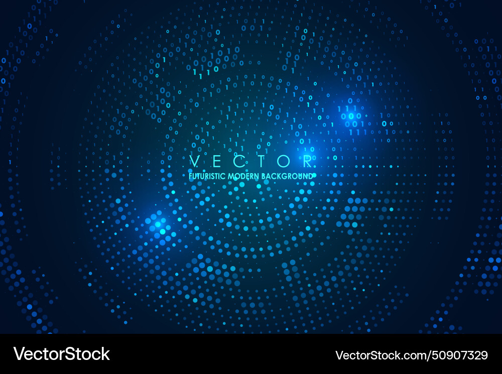 Abstract big data visualization Abstract big data visualization Vector Image