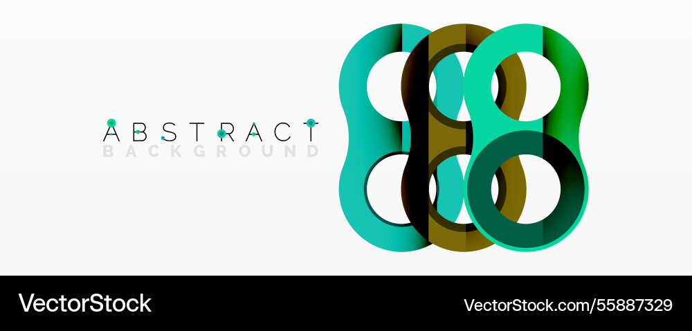 Abstract geometric pattern with interlocking Abstract geometric pattern with interlocking vector image