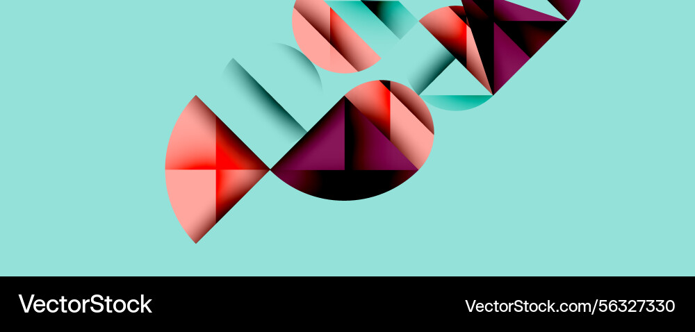 Abstract geometric shapes overlap creating Abstract geometric shapes overlap creating vector image