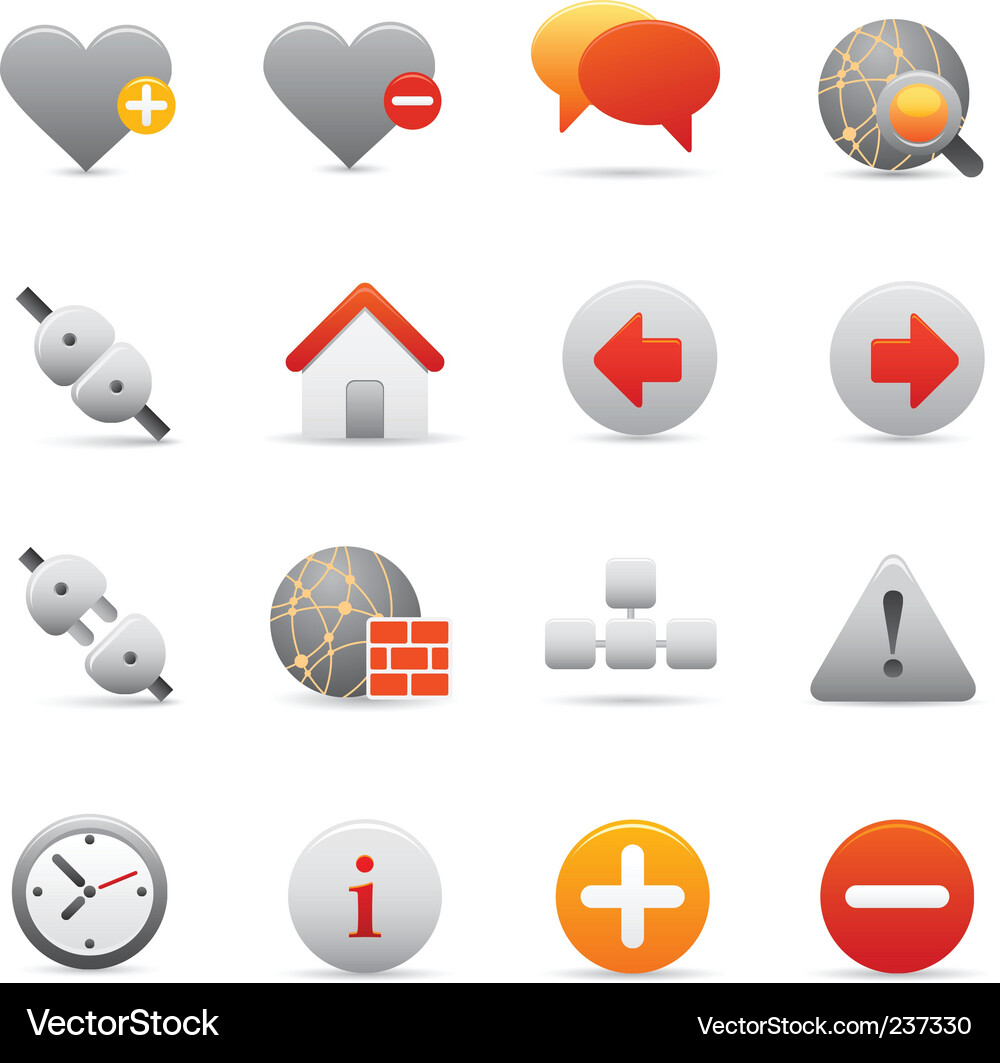 Internet icons Vector Image