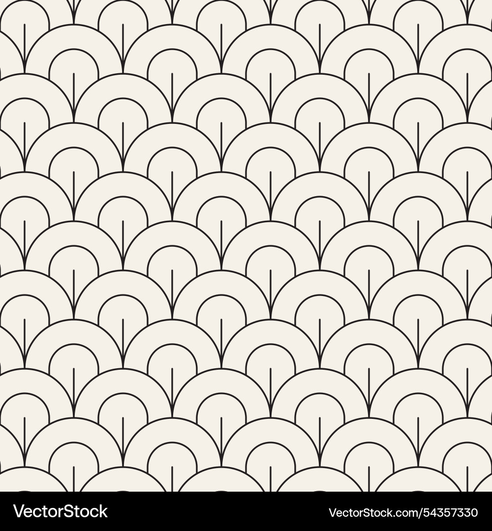 Seamless pattern repeating geometric elements vector image