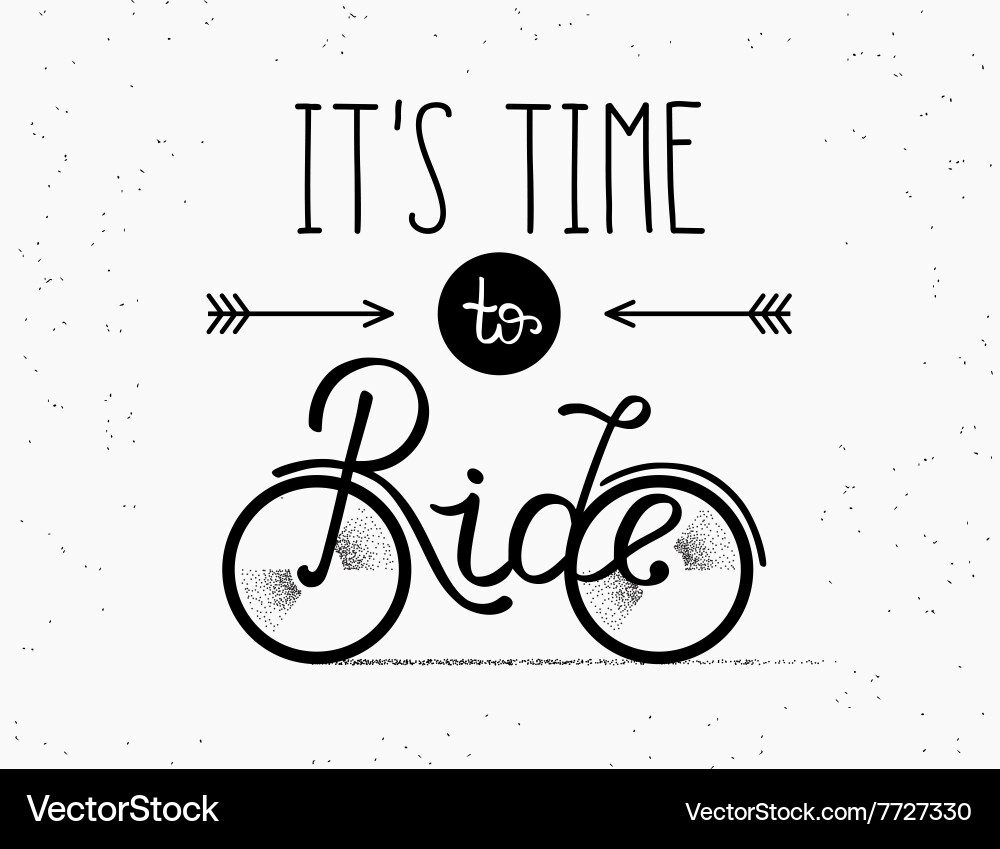 Vintage Bicycle Ride Vector Image