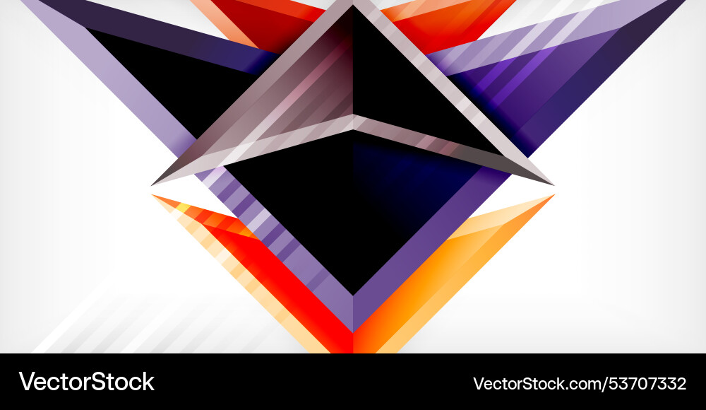 Abstract background color triangles and arrows Abstract background color triangles and arrows Vector Image
