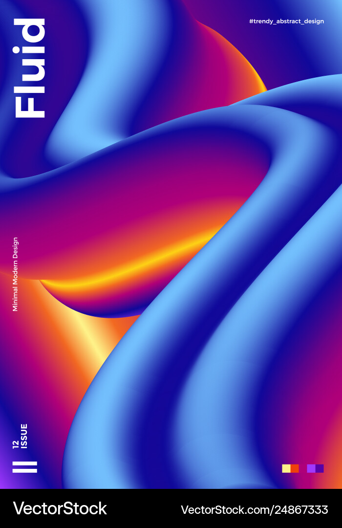Abstract design template with 3d flow shapes Abstract design template with 3d flow shapes vector image