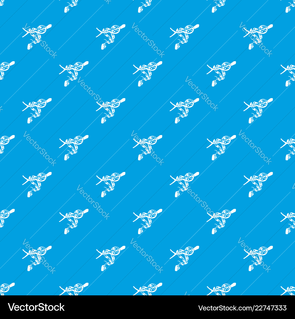 Ball Python Pattern - Blue Repeat vector image