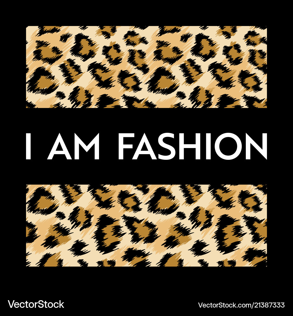 Modedesign-Print mit Leopardenmuster african Modedesign-Print mit Leopardenmuster african vektorbild