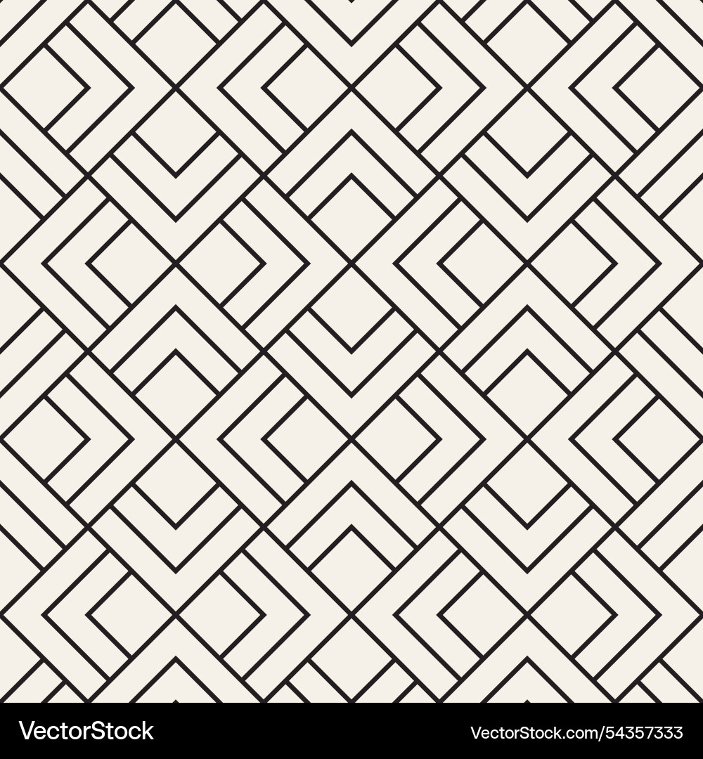 Seamless pattern repeating geometric elements Vector Image
