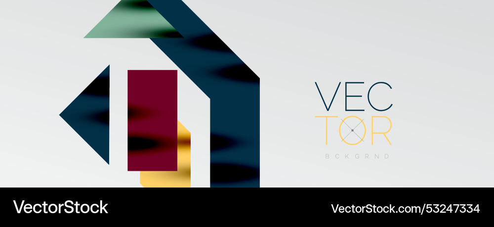 Dynamic lines and triangles Vector Image