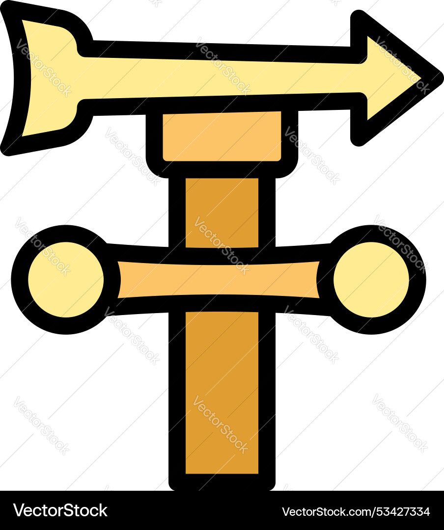 Wind direction indicator showing blowing from Wind direction indicator showing blowing from vector image