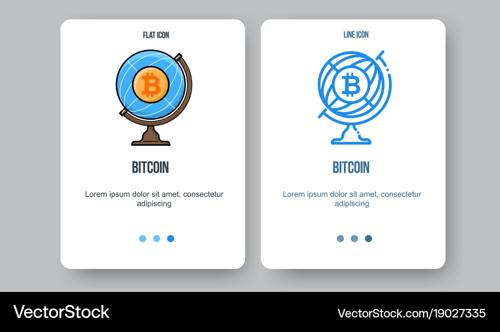 Flat line for web and app vector image
