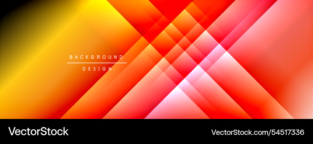 Colorful gradient with lines made of shadow Vector Image