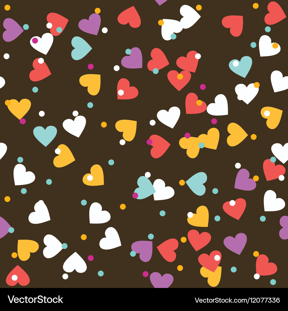 Colorful Sprinkle Glaze Pattern Vector Image