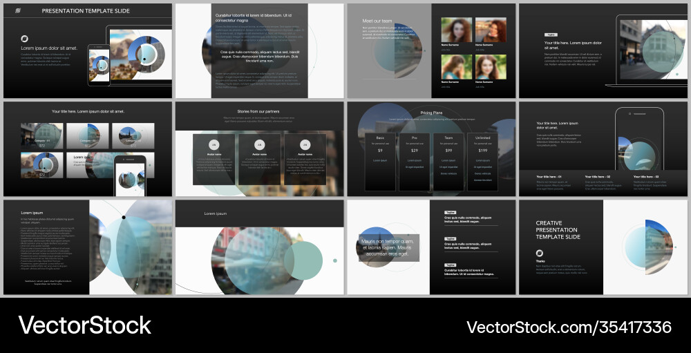 Presentation design templates multipurpose Presentation design templates multipurpose vector image