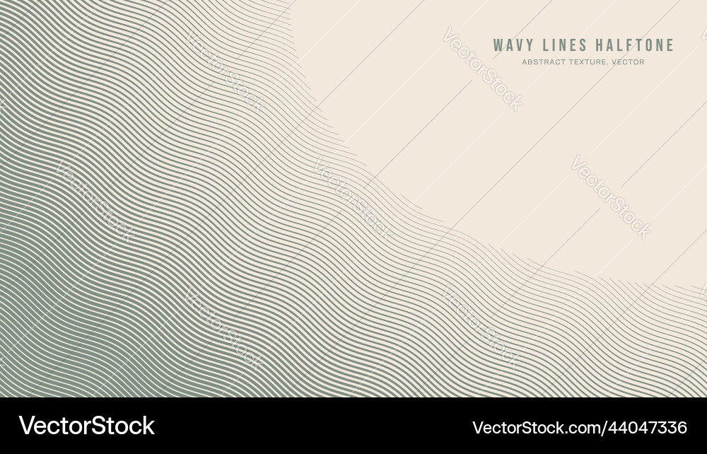 Tilted Halftone Ripple Pattern vector image