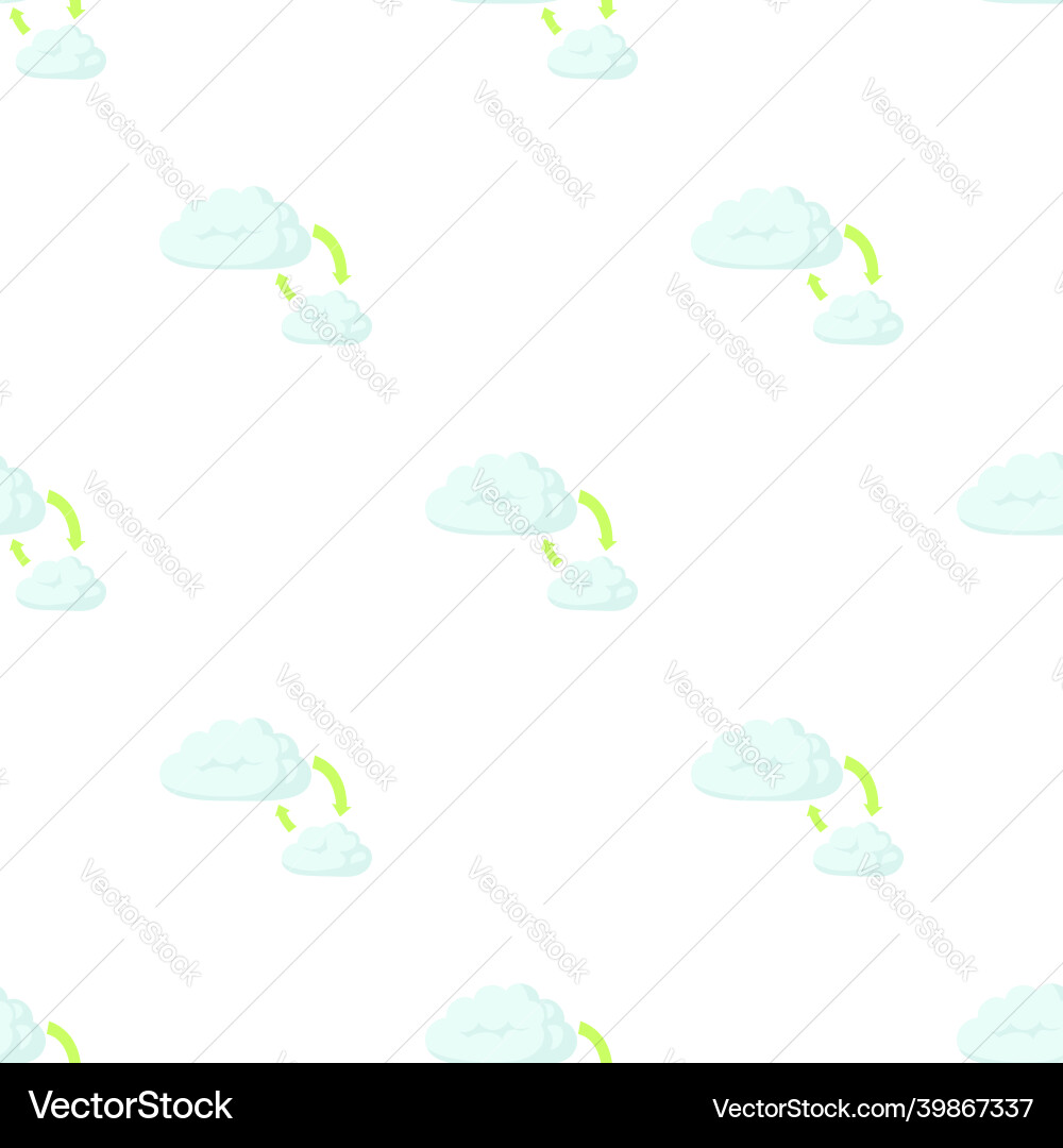 Cloud sync refresh pattern seamless Cloud sync refresh pattern seamless vector image