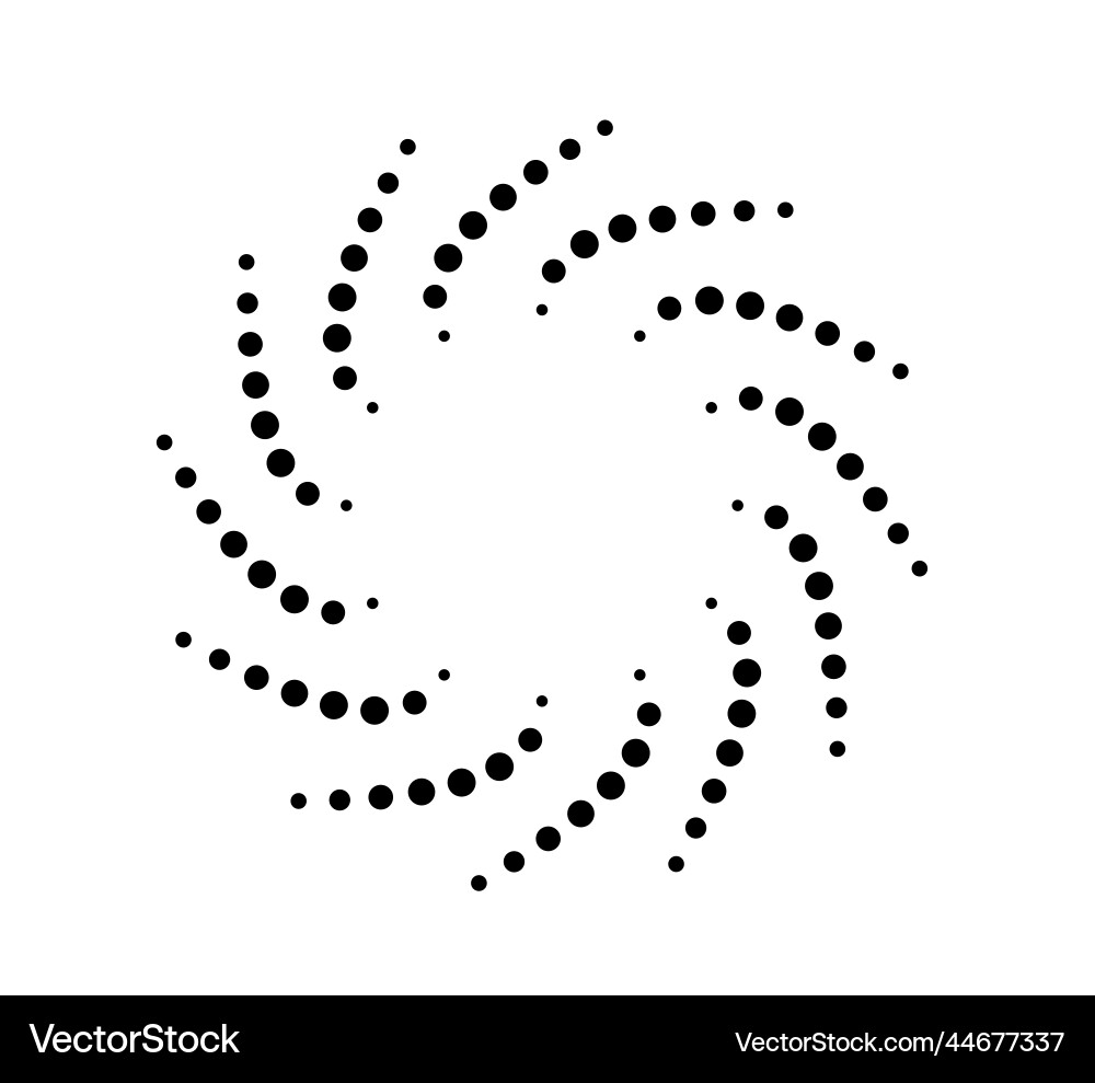 Dot radial circle lines circular radiating speed Dot radial circle lines circular radiating speed vector image
