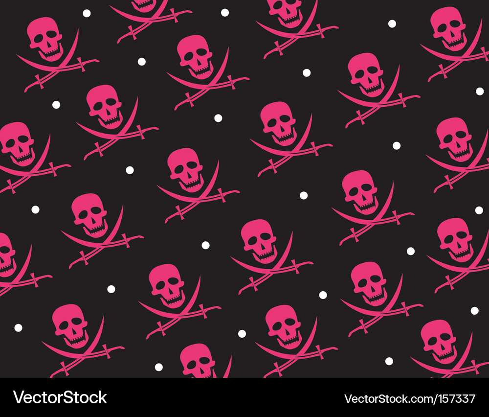 Pirate Dagger Pattern Vector Image