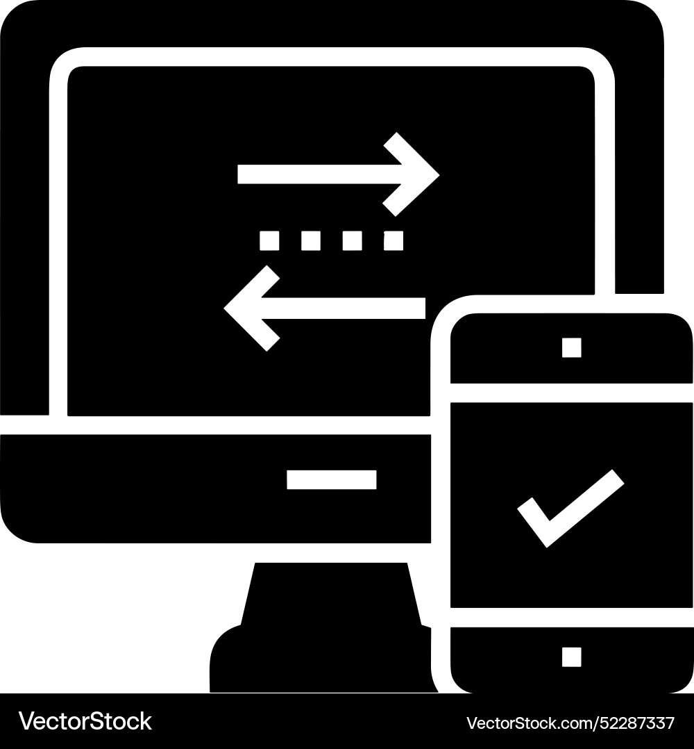 Technology and computer icon symbol image Vector Image