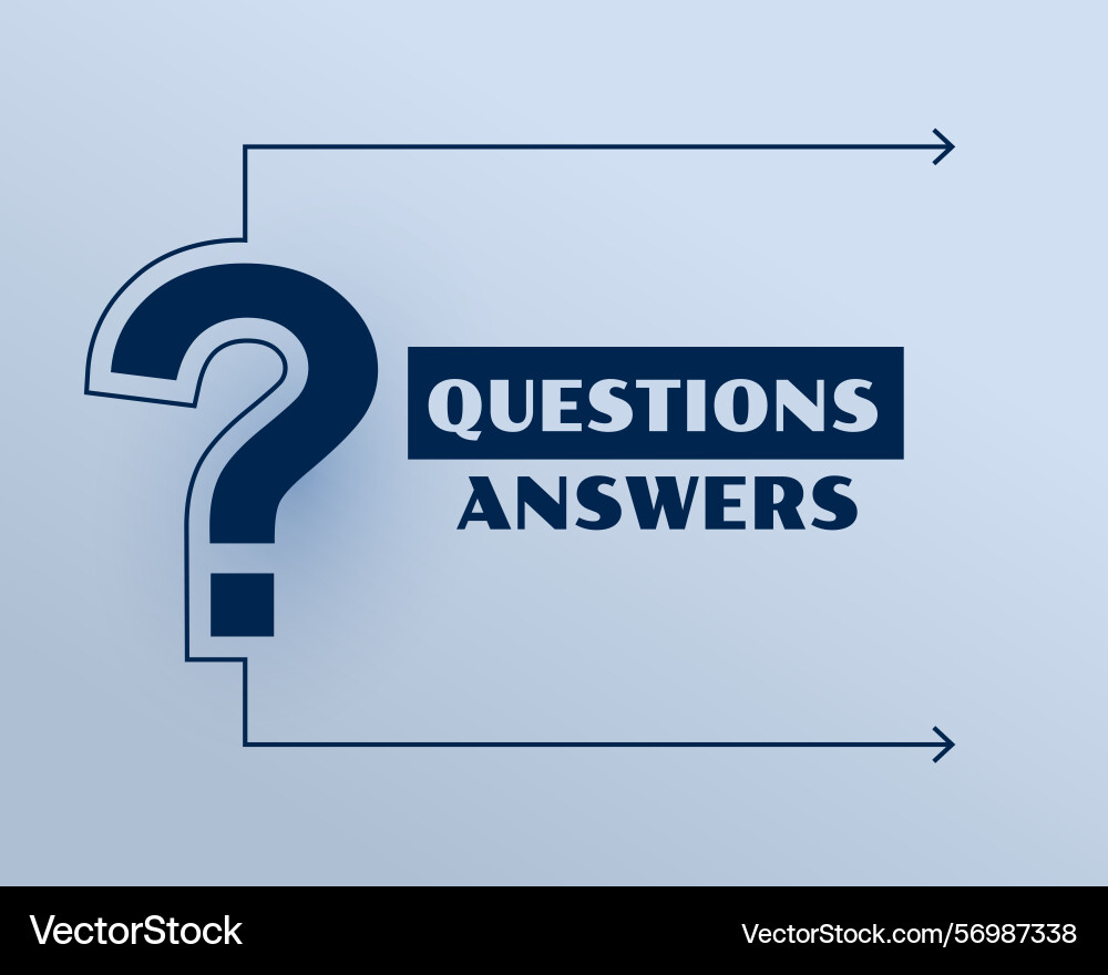 Question mark sign for faqs and query solution Question mark sign for faqs and query solution vector image