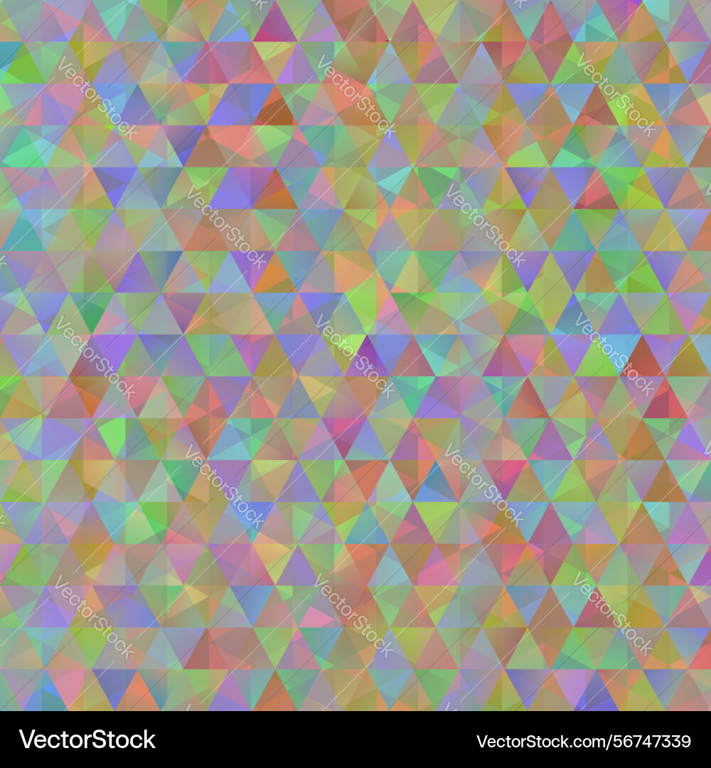 Colorful pattern with chaotic triangles Vector Image