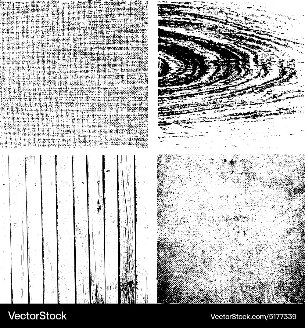Grunge textures set Royalty Free Vector Image - VectorStock