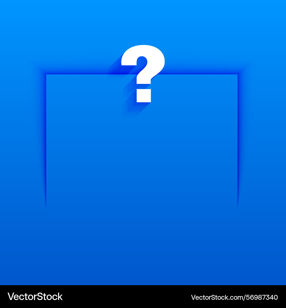 Clearing doubts with a question mark background Clearing doubts with a question mark background vector image