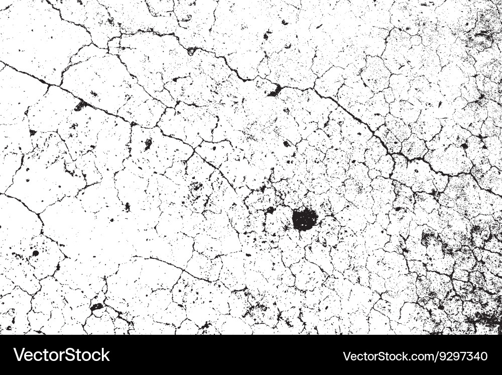 Cracked Grunge Texture Background Royalty Free Vector Image