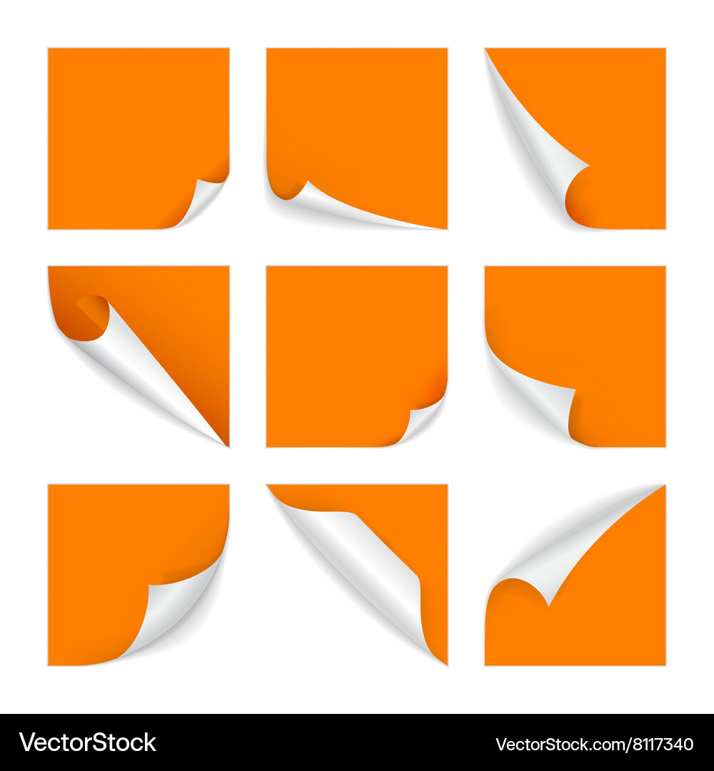 Page curl Vector Image