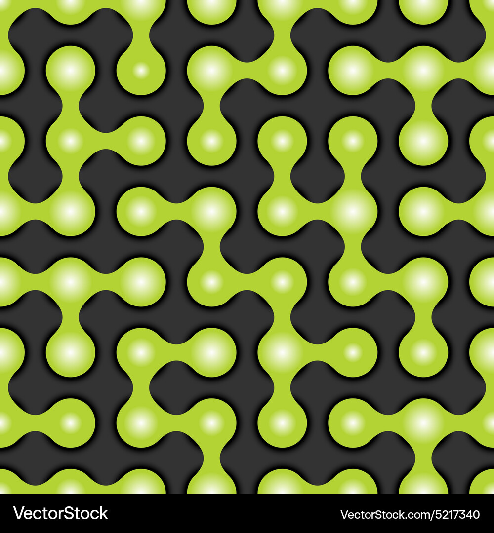 Rounded maze seamless pattern Vector Image