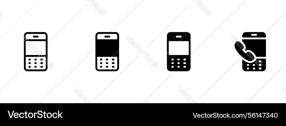 Simple icon on a theme button smartphone Simple icon on a theme button smartphone vector image