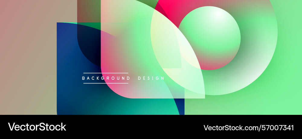 Abstract geometric shapes overlap creating Abstract geometric shapes overlap creating vector image