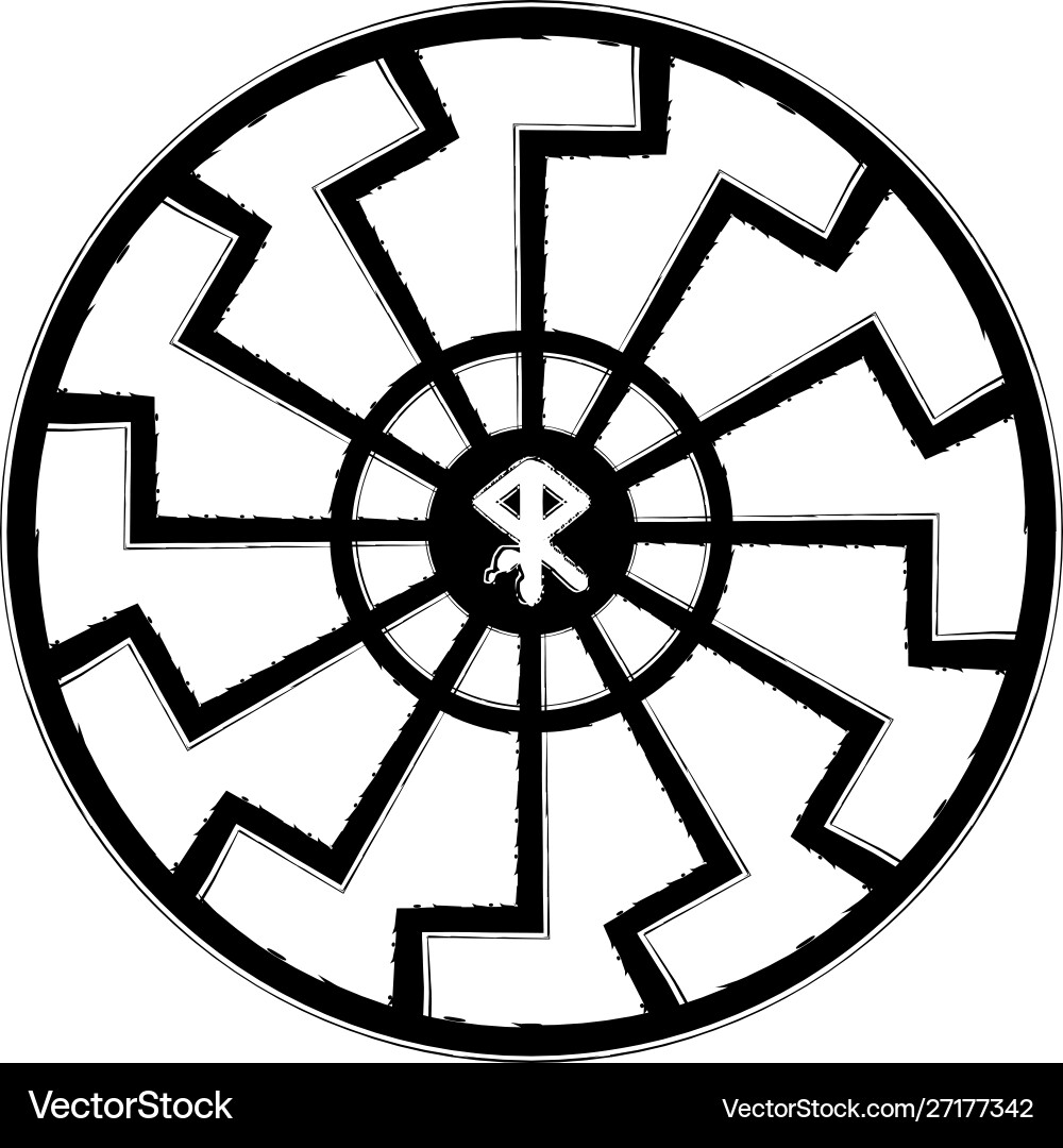 Black sun Royalty Free Vector Image - VectorStock