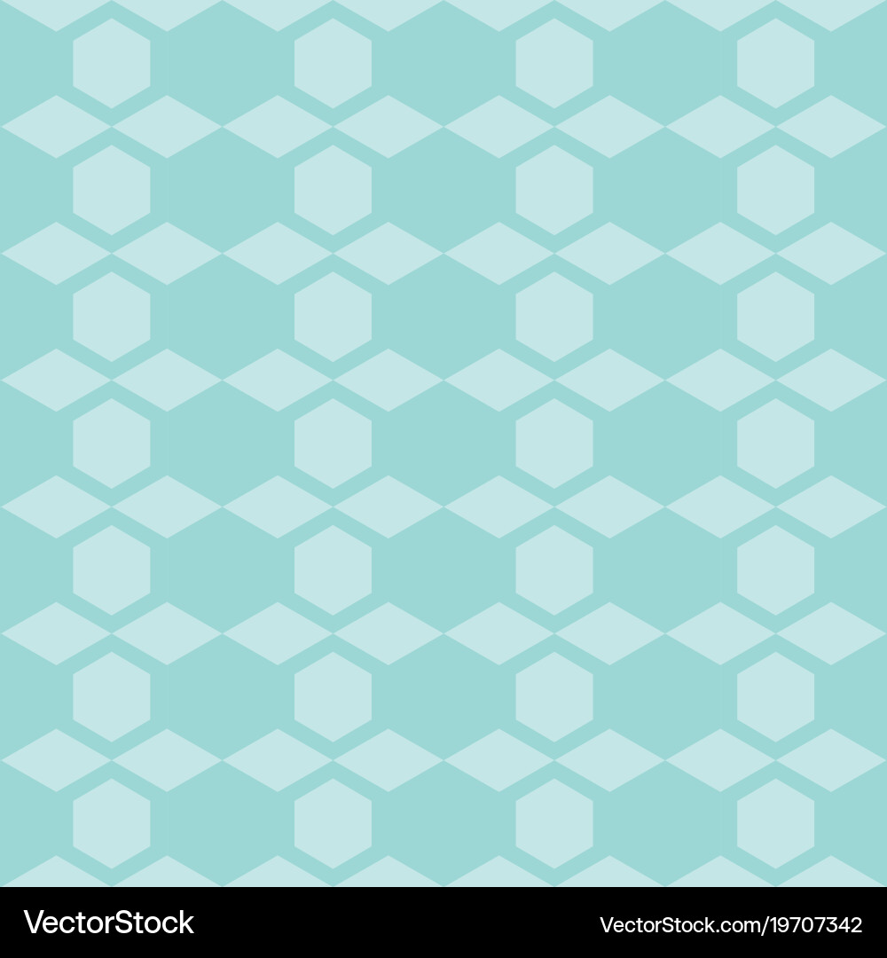 Repeating Hexagon Pattern vector image