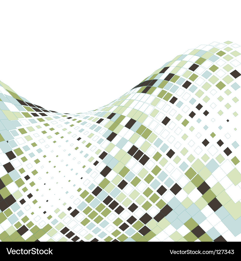 Geometric Square Pattern vector image