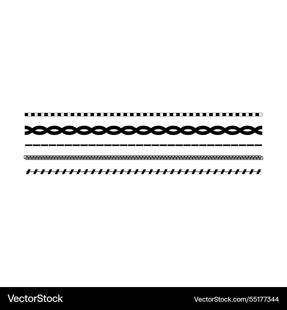 Border frame icon divider horizontal line shape Border frame icon divider horizontal line shape vector image