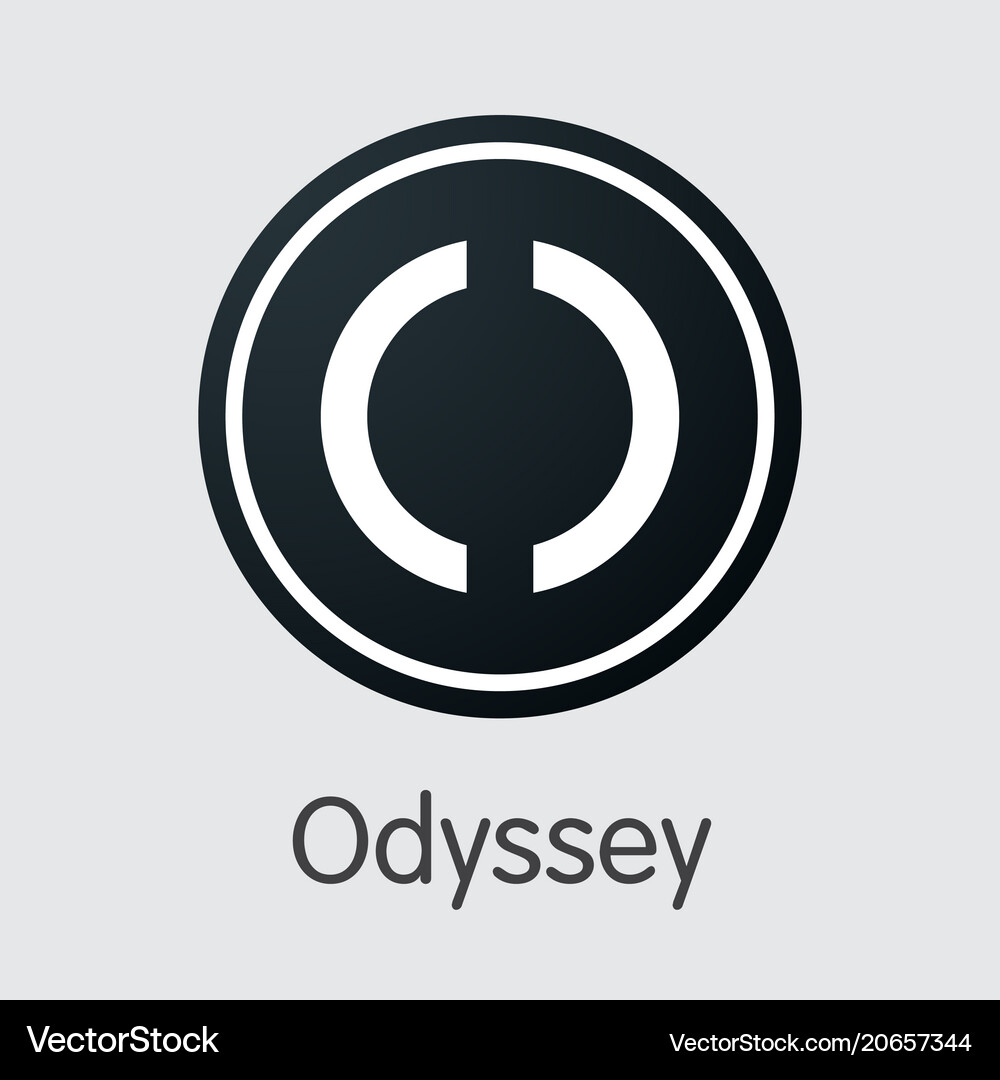 Odyssey crypto currency - web icon – Royalty-Free Vector | VectorStock
