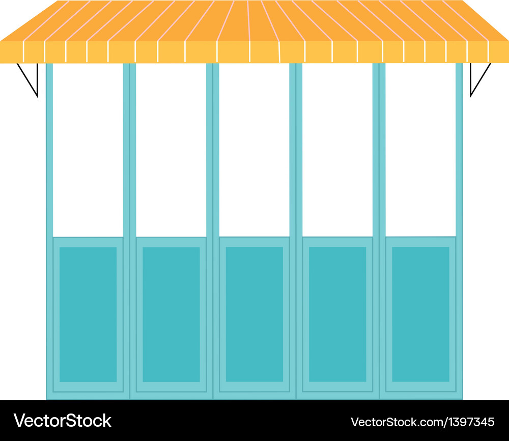 A view of window Vector Image