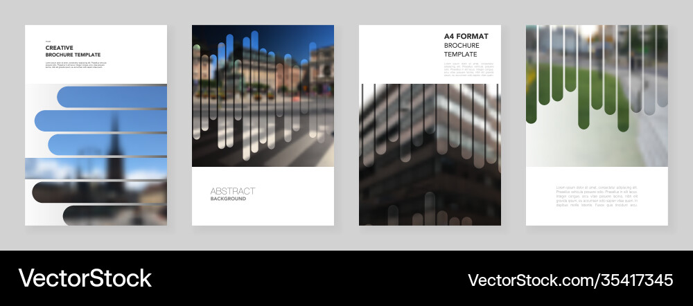 A4 Broschüre Layout umfasst Designvorlagen A4 Broschüre Layout umfasst Designvorlagen vektorbild
