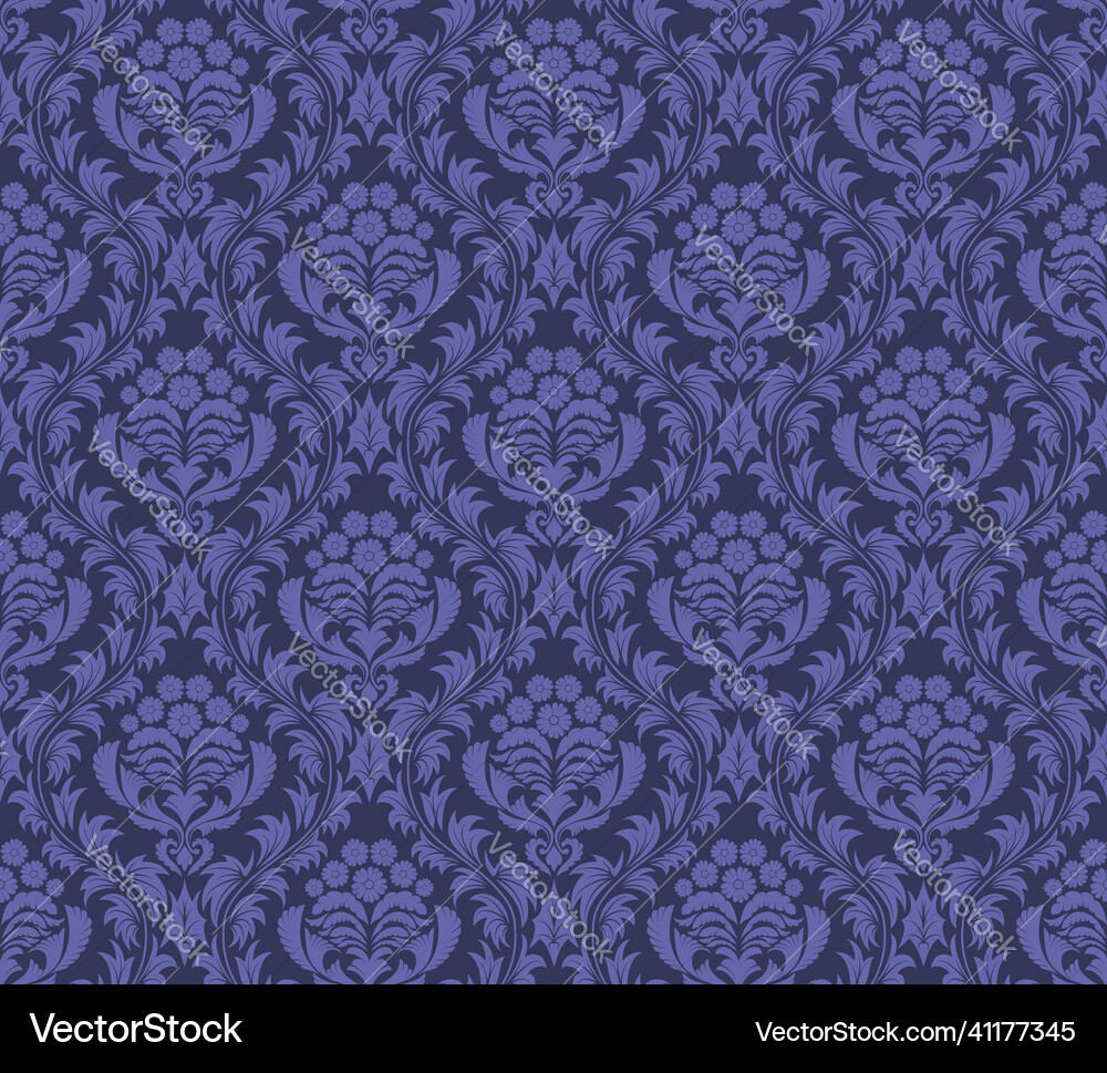 Damask seamless pattern Vector Image